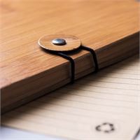 TACCUINO IN BAMBOO CON CHIUSURA